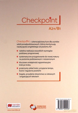 Checkpoint B1+ Student's Book + książka cyfrowa - Marta Rosińska, Lynda Edwards [KSIĄŻKA]