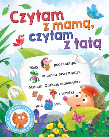 Czytam z mamą, czytam z tatą. Dorosły czyta, dziecko nazywa obrazki - Grażyna Wasilewicz [KSIĄŻKA]