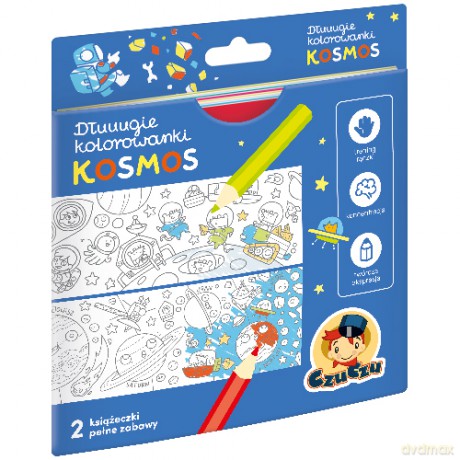 Dłuuugie kolorowanki Kosmos [KSIĄŻKA]