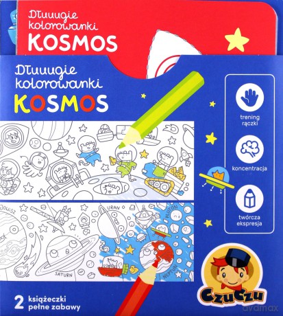 Dłuuugie kolorowanki Kosmos [KSIĄŻKA]