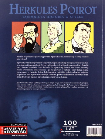 Herkules Poirot. Tajemnicza historia w Styles. Agatha Christie - Jean-Françoise Vivier, Romuald Gleyse [KOMIKS]