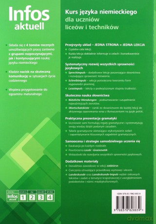 Infos Aktuell 3 Język niemiecki Podręcznik + kod (Interaktywny podręcznik) [KSIĄŻKA]