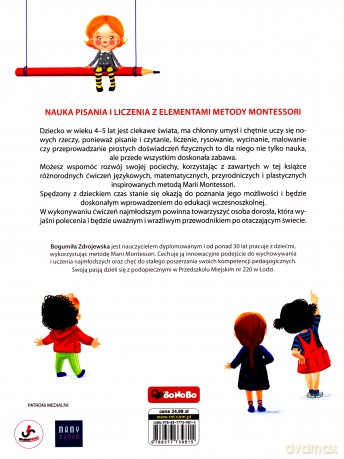 Moje pierwsze literki i cyferki z elementami metody Montessori - Bogumiła Zdrojewska [KSIĄŻKA]