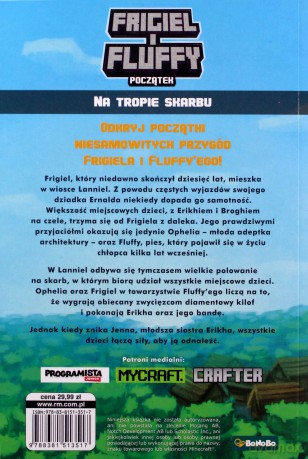 Na tropie skarbu. Frigiel i Fluffy nieoficjalny przewodnik po świecie minecrafta - Frigiel, Ange [KSIĄŻKA]