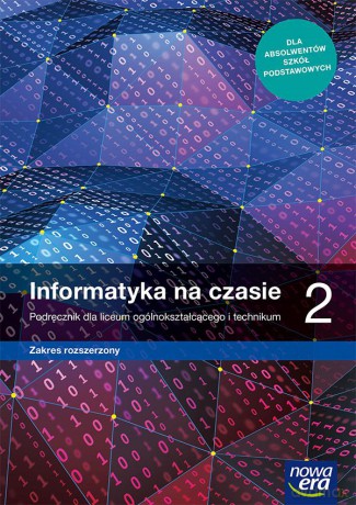 Nowe informatyka na czasie era podręcznik 2 liceum i technikum zakres rozszerzony - Maciej Borowiecki [KSIĄŻKA]