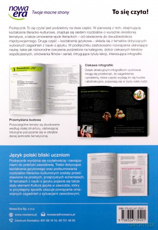 Nowe język polski to się czyta era podręcznik 2 szkoła branżowa - Anna Klimowicz, Joanna Ginter [KSIĄŻKA]