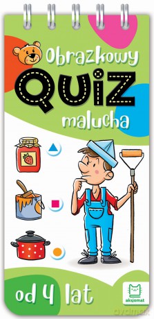 Obrazkowy quiz malucha od 4 lat [KSIĄŻKA]