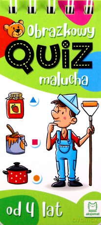 Obrazkowy quiz malucha od 4 lat [KSIĄŻKA]