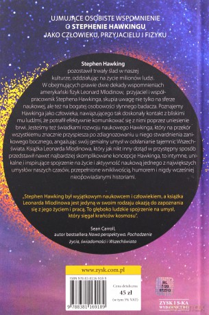 Stephen Hawking. Opowieść o przyjaźni i fizyce - Leonard Mlodinow [KSIĄŻKA]