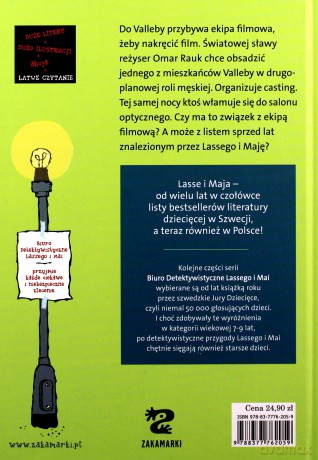 Biuro detektywistyczne Lassego i Mai (Tom 28) - Tajemnica filmu. - Martin Widmark, Helena Willis [KSIĄŻKA]