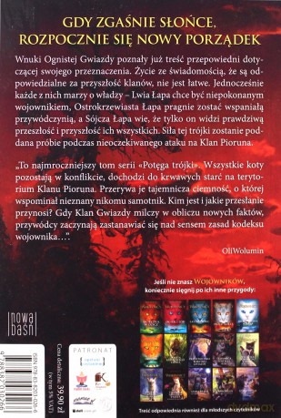 Zaćmienie. Wojownicy. Potęga Trójki (Tom 4) - Erin Hunter [KSIĄŻKA]
