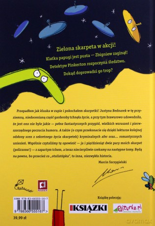 Zielone piórko Zbigniewa. Skarpetki kontratakują! - Justyna Bednarek [KSIĄŻKA]