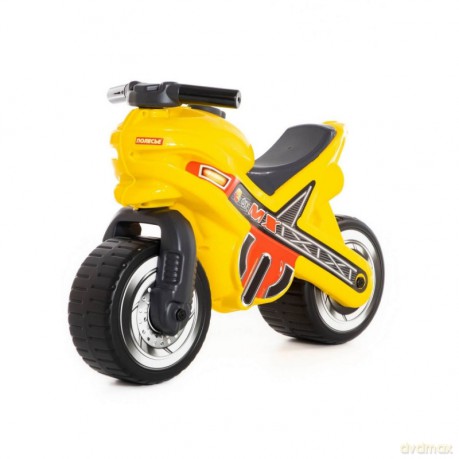 Jeździk motor żółty