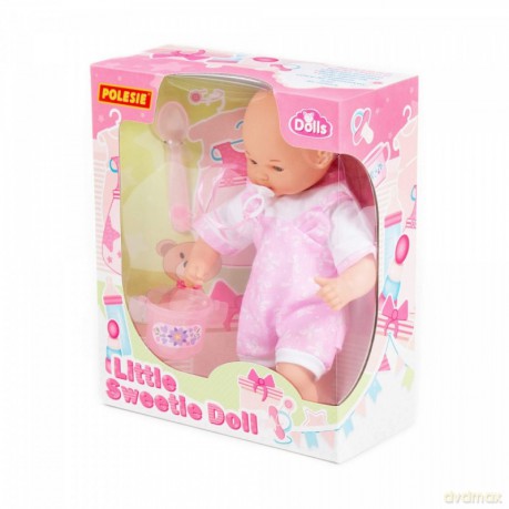 Lalka Bobas miękki Miły 28 cm z akcesoriami