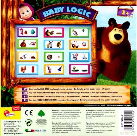 Pierwsze puzzle Masza i Niedzwiedź [PUZZLE]