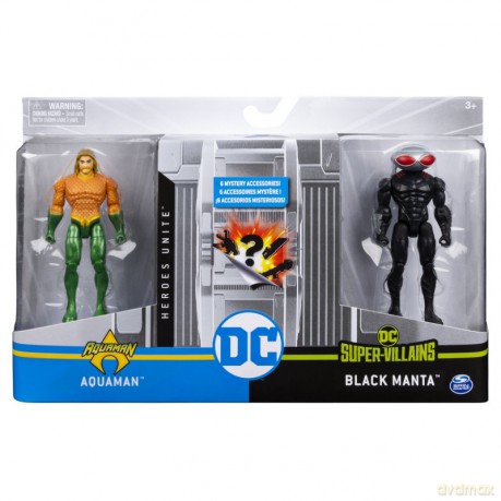Zestaw z figurkami 4 Aquaman VS Black Manta 1 DC [FIGURKA]