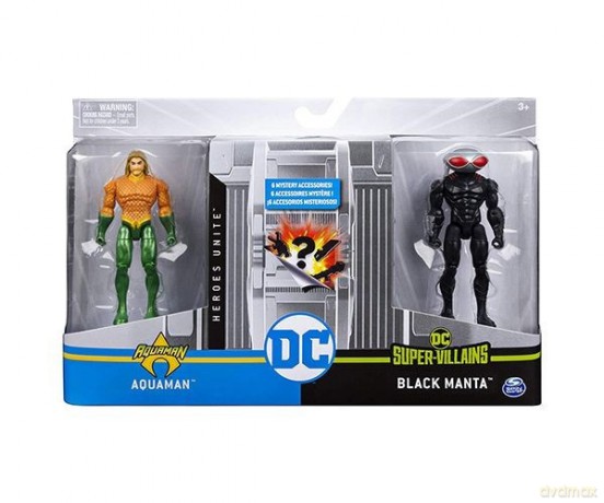 Zestaw z figurkami 4 Aquaman VS Black Manta 2 DC [FIGURKA]