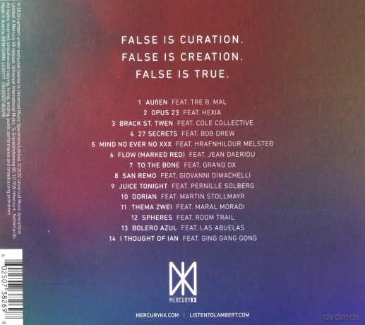 Lambert: False [CD]
