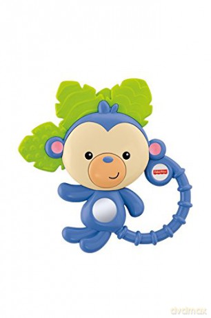 Fisher Price Małpka Gryzak z Grzechotką