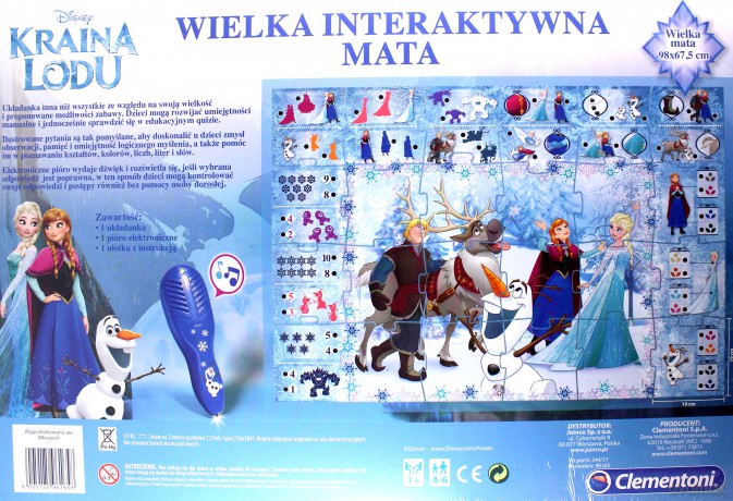 CLEMENTONI Frozen Mata Interaktywna