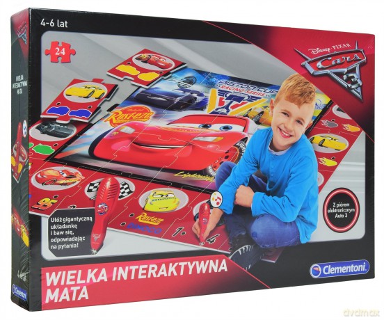 CLEMENTONI Cars Auta Mata Interaktywna