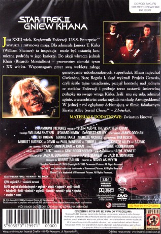 Star Trek II. Gniew Khana [DVD]
