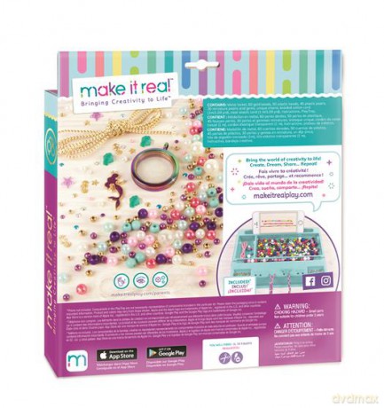 Make it real - Zestaw do tworzenia bransoletek - Motyw syreny