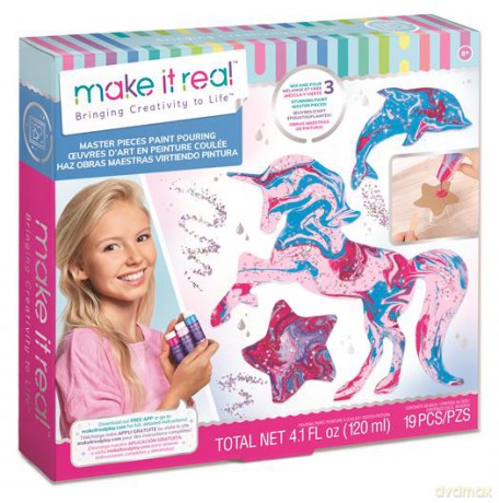 Make it real - Zestaw do tworzenia obrazów metodą pouringu