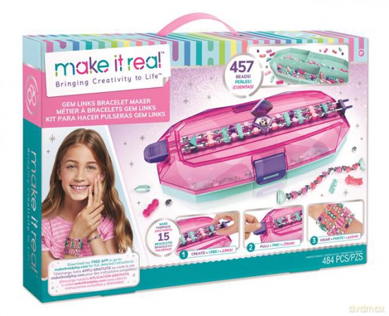 Make it real - Zestaw z urządzeniem do tworzenia kryształowych bransoletek