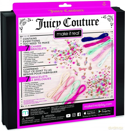 Make it real - Zestaw do tworzenia bransoletek - Juicy Couture x Swarovski