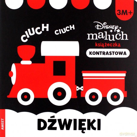 Disney Maluch Książeczka kontrastowa Dźwięki [KSIĄŻKA]