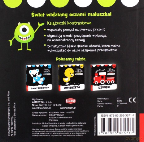 Disney Maluch Książeczka kontrastowa Przyroda [KSIĄŻKA]