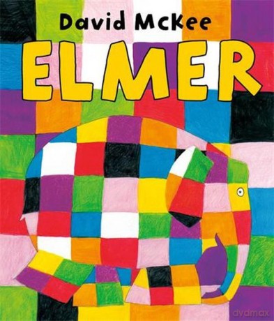 Elmer re-issue board book - David McKee [KSIĄŻKA]