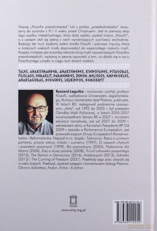 Filozofia presokratyków Od Talesa do Demokryta - Ryszard Legutko [KSIĄŻKA]