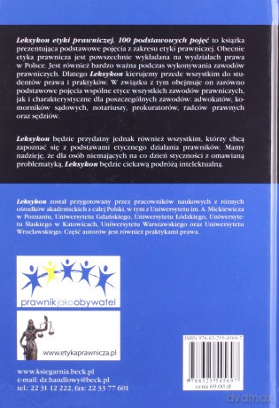 Leksykon etyki prawniczej [KSIĄŻKA]
