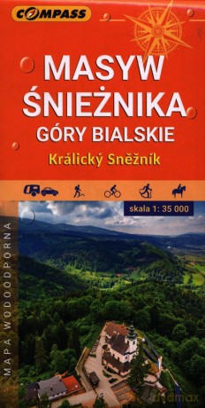 Masyw Śnieżnika Góry Bialskie mapa 1:35 000