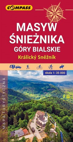 Masyw Śnieżnika, Góry Bialskie Mapa turystyczna 1:35 000
