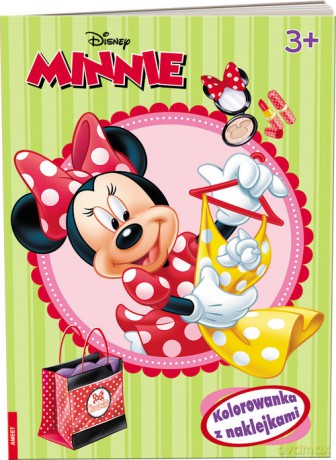 Minnie Kolorowanka z naklejkami [KSIĄŻKA]