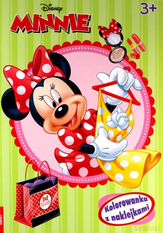Minnie Kolorowanka z naklejkami [KSIĄŻKA]