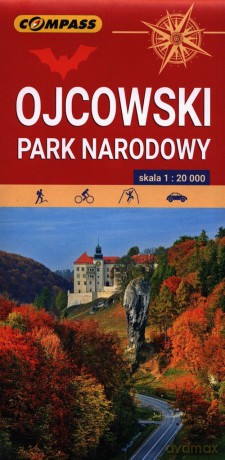 Ojcowski Park Narodowy mapa turystyczna 1:20 000