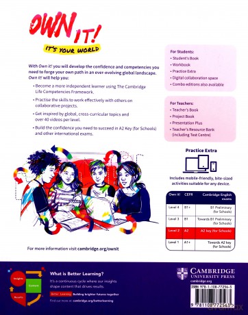 Own it! 2 Student's Book with Practice Extra - Claire Thacker, Stuart Cochrane [KSIĄŻKA]