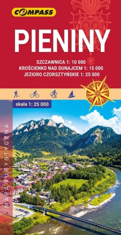 Pieniny Mapa turystyczna 1:25 000