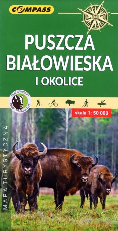 Puszcza Białowieska i okolice mapa turystyczna 1: 50 000