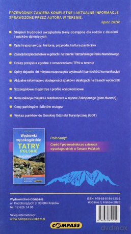 Tatry polskie Trasy spacerowe Przewodnik - Jerzy Macioł [KSIĄŻKA]