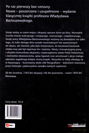 1859 dni Warszawy - Władysław Bartoszewski [KSIĄŻKA]