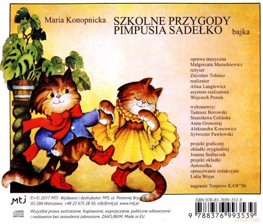 Szkolne przygody Pimpusia Sadełko [CD]
