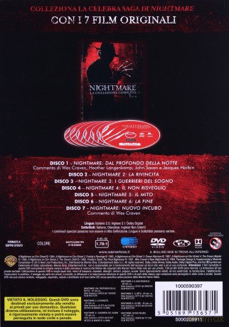 A Nightmare on Elm Street 1-7 (Koszmar z ulicy Wiązów 1-7) [7DVD]