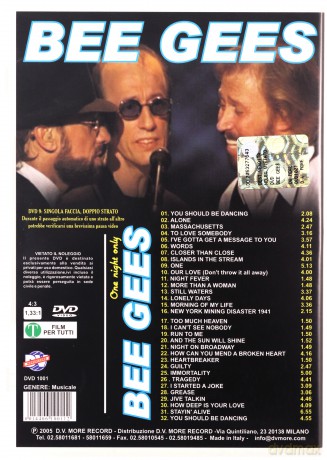 Bee Gees: One Night Only [DVD]
