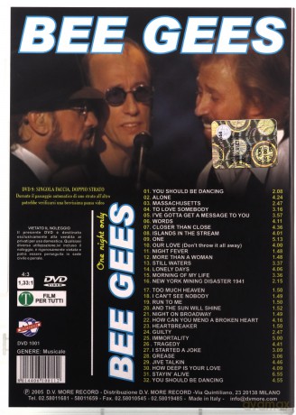 Bee Gees: One Night Only [DVD]