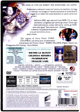 Bicentennial Man (Człowiek przyszłości) [DVD]